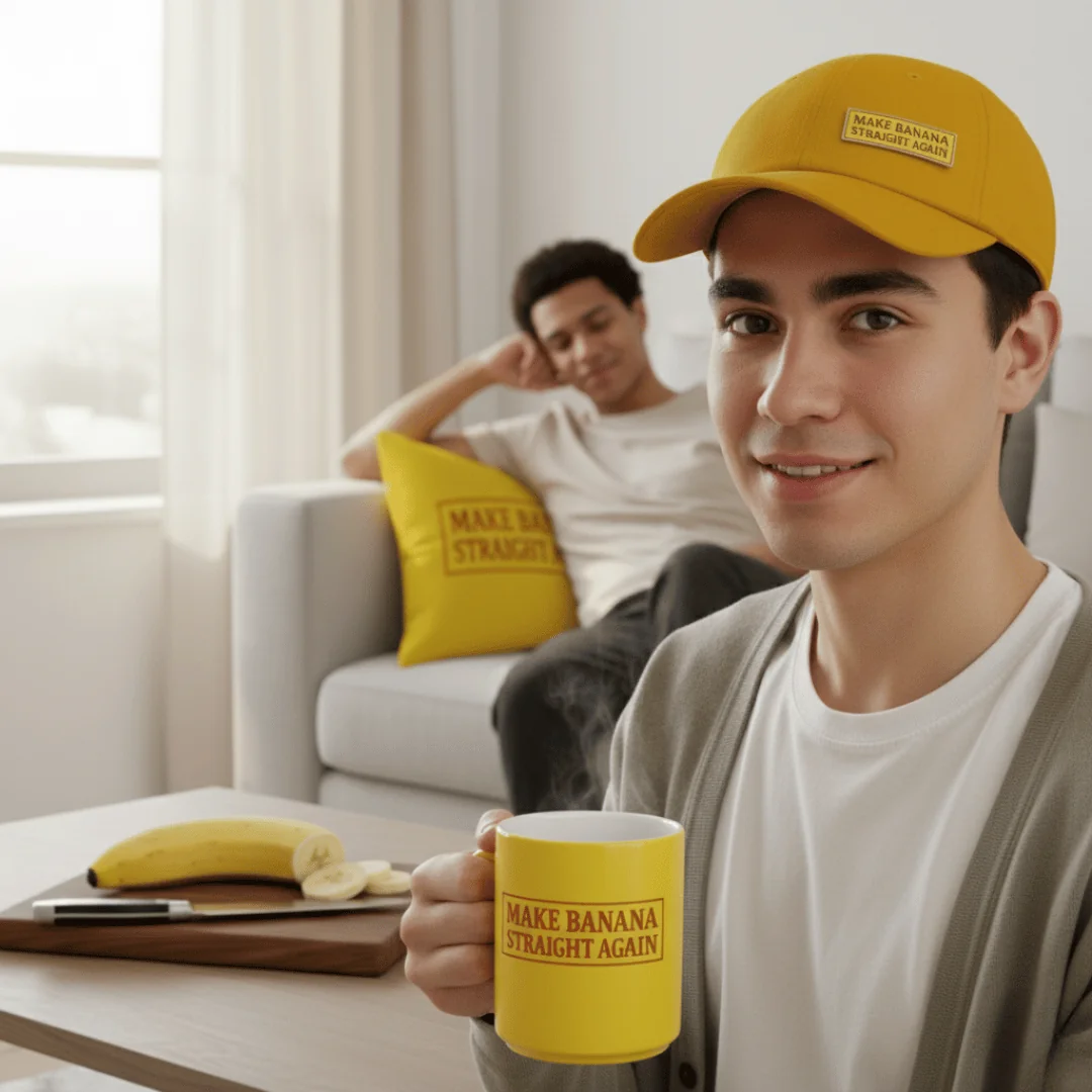 Make Banana Straight Again lifestyle scene